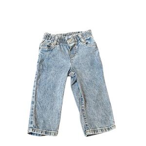 Toddler girl paper bag waist jeans size 18M